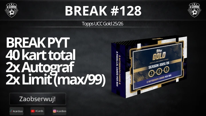 Topps Gold UCC 25/26 [Break #128]