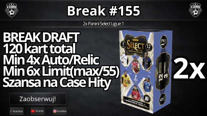 2x Panini Select Ligue 1 [Break#155]